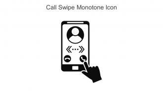 Call Swipe Monotone Icon In Powerpoint Pptx Png And Editable Eps Format