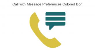 Call With Message Preferences Colored Icon In Powerpoint Pptx Png And Editable Eps Format