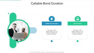 Callable Bond Duration In Powerpoint And Google Slides Cpb