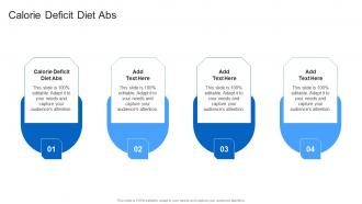 Calorie Deficit Diet Abs In Powerpoint And Google Slides Cpb