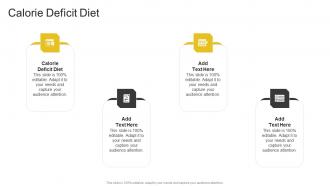 Calorie Deficit Diet In Powerpoint And Google Slides Cpb