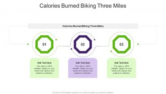 Calories Burned Biking Three Miles In Powerpoint And Google Slides Cpb