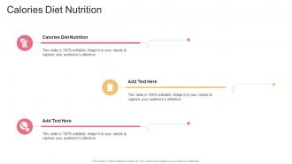 Calories Diet Nutrition In Powerpoint And Google Slides Cpb
