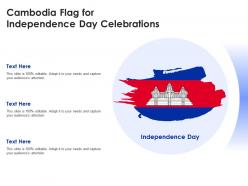 Cambodia flag for independence day celebrations
