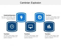 Cambrian explosion ppt powerpoint presentation pictures format ideas cpb
