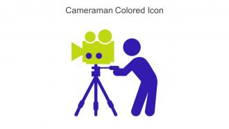 Cameraman Colored Icon In Powerpoint Pptx Png And Editable Eps Format