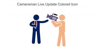 Cameraman Live Update Colored Icon In Powerpoint Pptx Png And Editable Eps Format