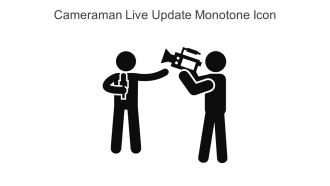 Cameraman Live Update Monotone Icon In Powerpoint Pptx Png And Editable Eps Format