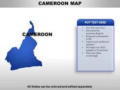 Cameroon country powerpoint maps