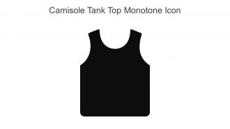 Camisole Tank Top Monotone Icon In Powerpoint Pptx Png And Editable Eps Format