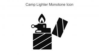 Camp Lighter Monotone Icon In Powerpoint Pptx Png And Editable Eps Format
