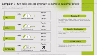 Campaign 3 Gift Card Contest Giveaway To Increase Customer Guide To Referral Marketing