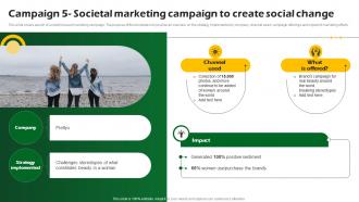 Campaign 5 Societal Marketing Campaign To Create Sustainable Marketing Promotional MKT SS V