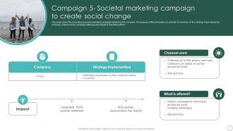 Campaign 5 Societal Marketing Sustainable Marketing Principles To Improve Lead Generation MKT SS V