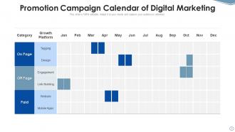 Campaign Calendar Powerpoint Ppt Template Bundles