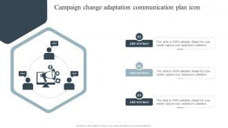 Campaign Change Adaptation Communication Plan Icon