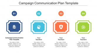 Campaign communication plan template ppt powerpoint presentation inspiration rules cpb