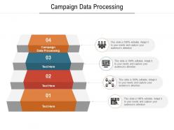 Campaign data processing ppt powerpoint presentation model display cpb