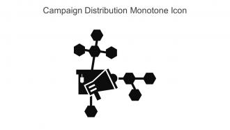 Campaign Distribution Monotone Icon In Powerpoint Pptx Png And Editable Eps Format