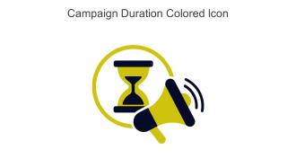 Campaign Duration Colored Icon In Powerpoint Pptx Png And Editable Eps Format