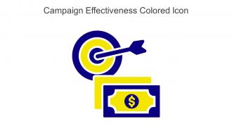 Campaign Effectiveness Colored Icon In Powerpoint Pptx Png And Editable Eps Format