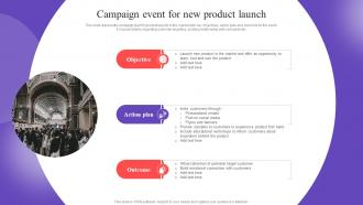 Campaign Event For New Product Launch Executing In Store Promotional MKT SS V