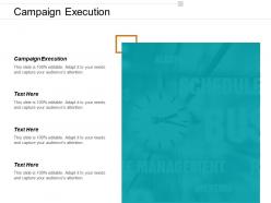 Campaign execution ppt powerpoint presentation icon graphics download cpb