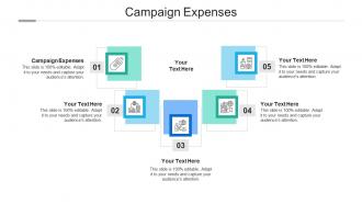 Campaign expenses ppt powerpoint presentation ideas diagrams cpb
