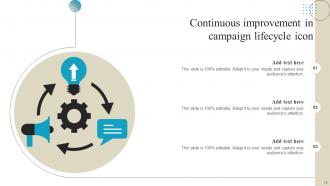 Campaign Lifecycle Powerpoint Ppt Template Bundles Graphical