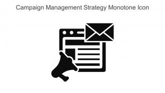 Campaign Management Strategy Monotone Icon Icon In Powerpoint Pptx Png And Editable Eps Format