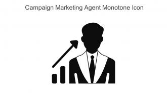 Campaign Marketing Agent Monotone Icon In Powerpoint Pptx Png And Editable Eps Format