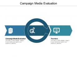 Campaign media evaluation ppt powerpoint presentation gallery format cpb