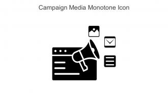 Campaign Media Monotone Icon In Powerpoint Pptx Png And Editable Eps Format
