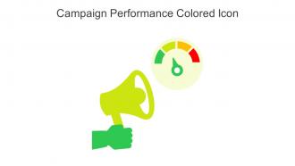 Campaign Performance Colored Icon In Powerpoint Pptx Png And Editable Eps Format