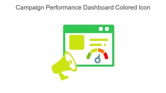 Campaign Performance Dashboard Colored Icon In Powerpoint Pptx Png And Editable Eps Format