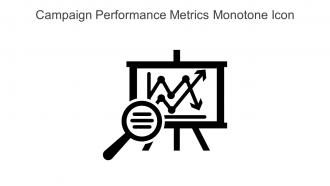 Campaign Performance Metrics Monotone Icon In Powerpoint Pptx Png And Editable Eps Format