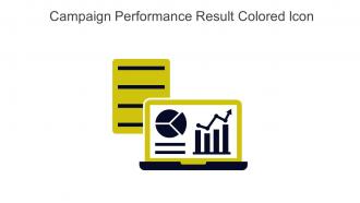 Campaign Performance Result Colored Icon In Powerpoint Pptx Png And Editable Eps Format