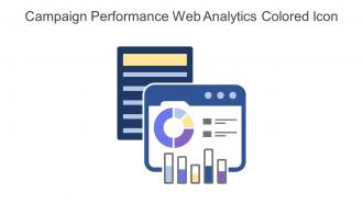 Campaign Performance Web Analytics Colored Icon In Powerpoint Pptx Png And Editable Eps Format