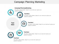 Campaign planning marketing ppt powerpoint presentation outline deck cpb