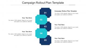 Campaign Rollout Plan Template Ppt Powerpoint Presentation Styles Graphics Tutorials Cpb
