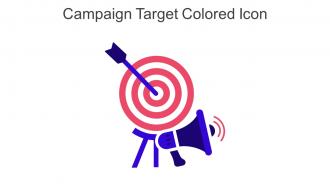 Campaign Target Colored Icon In Powerpoint Pptx Png And Editable Eps Format