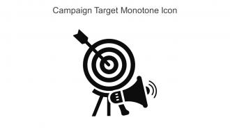 Campaign Target Monotone Icon In Powerpoint Pptx Png And Editable Eps Format