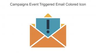 Campaigns Event Triggered Email Colored Icon In Powerpoint Pptx Png And Editable Eps Format