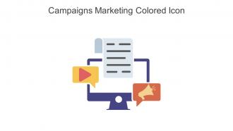 Campaigns Marketing Colored Icon In Powerpoint Pptx Png And Editable Eps Format