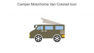 Camper Motorhome Van Colored Icon In Powerpoint Pptx Png And Editable Eps Format