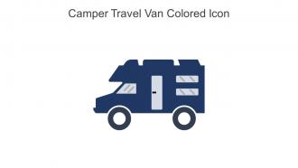 Camper Travel Van Colored Icon In Powerpoint Pptx Png And Editable Eps Format