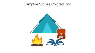 Campfire Stories Colored Icon In Powerpoint Pptx Png And Editable Eps Format