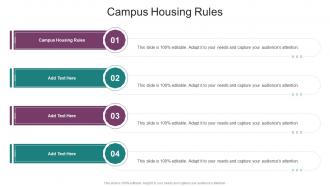 Campus Housing Rules In Powerpoint And Google Slides Cpb