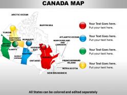 Canada Country Map Design 1114