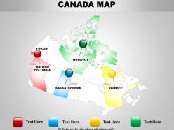 Canada country powerpoint map 1114